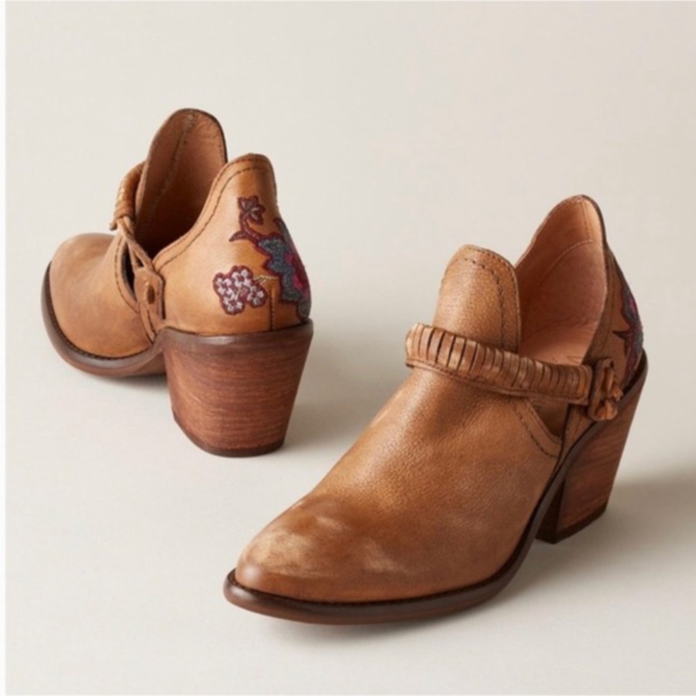 Sundance‎ Vera Cruz Estrada Embroidered Western Ankle Boots Spain Size 39 - Picture 13 of 13